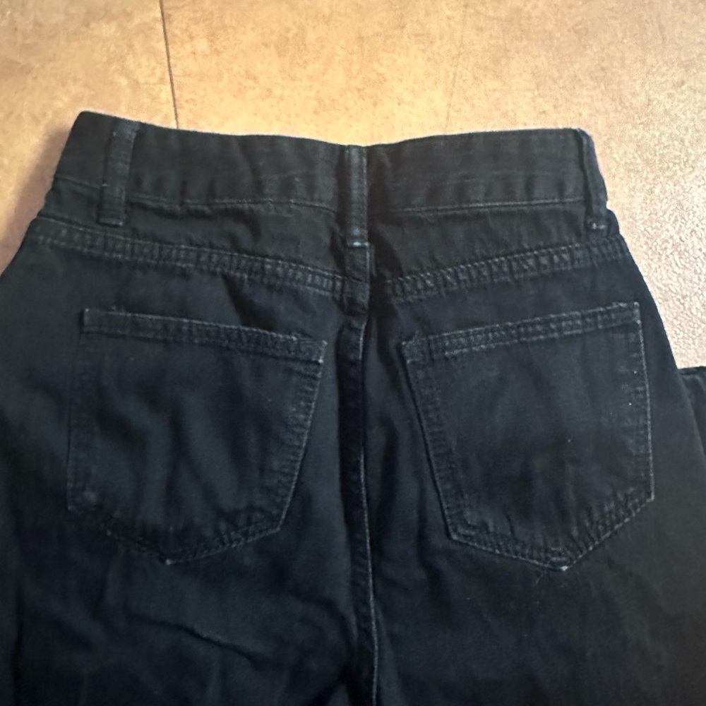 GRAILED vintage High Rise distressed black jeans